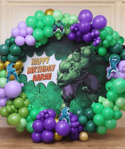 Hulk Smash Ring Birthday Decoration