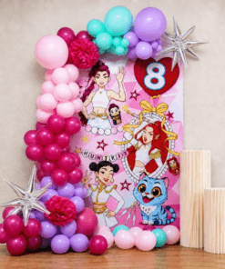 K-Pop Demon Hunters Pastel Birthday Decoration
