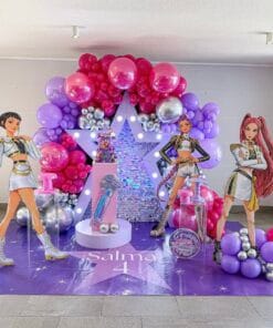 K-Pop Sequin Stage Birthday Decoration - Image 2