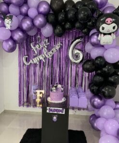 Kuromi Punk Pop Birthday Decoration - Image 3