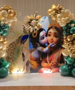 Little Krishna Royal Banquet Birthday Decoration - Image 5