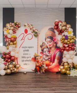 Little Krishna Royal Banquet Birthday Decoration - Image 2