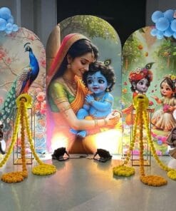 Little Krishna Royal Banquet Birthday Decoration - Image 3