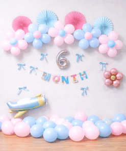 Pastel 6-Month Half Birthday Decoration