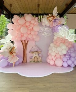 Pastel Balloon Magic Personalized Birthday Decoration - Image 2