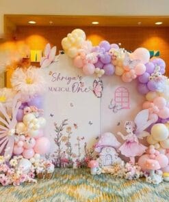 Pastel Balloon Magic Personalized Birthday Decoration - Image 3