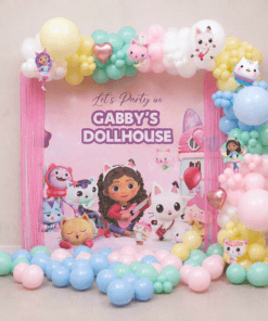 Pastel Character Pop Birthday Decoration