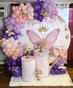 Pastel Garden Floral Birthday Decoration - Image 2