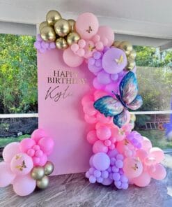 Pastel Garden Floral Birthday Decoration - Image 4