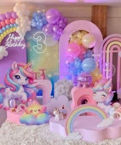 Pastel Unicorn Dreamscape Birthday Decoration - Image 5