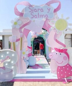 Peppa Pig Pastel Playhouse Birthday Decoration - Image 3