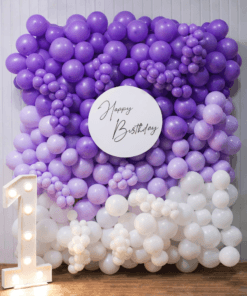 Purple Ombre Milestone Birthday Decoration