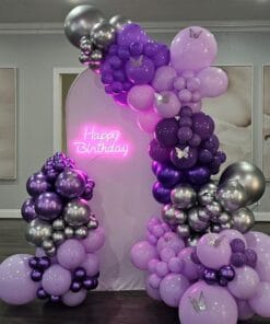 Purple Ombre Milestone Birthday Decoration - Image 2