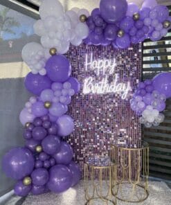 Purple Ombre Milestone Birthday Decoration - Image 3