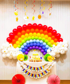 Rainbow Wonder Party Birthday Decoration