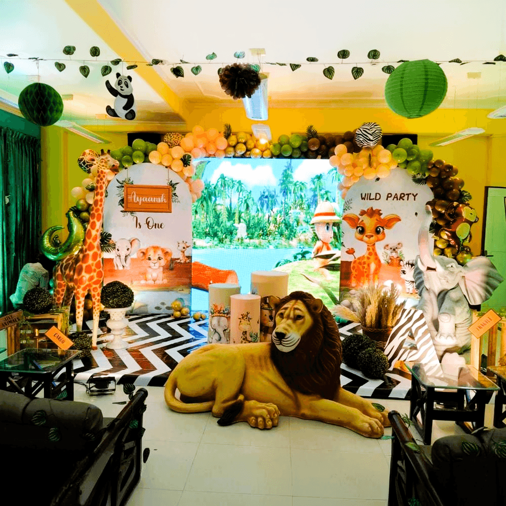 Safari Kingdom Luxe Birthday Decoration