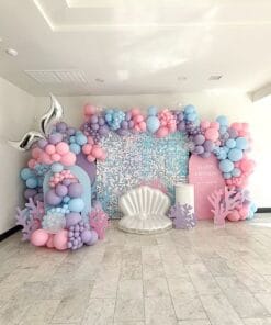 Shimmering Mermaid Lagoon Birthday Decoration - Image 3