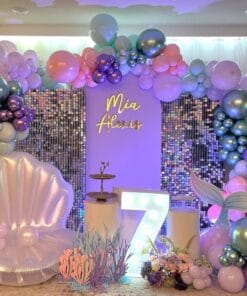 Shimmering Mermaid Lagoon Birthday Decoration - Image 4