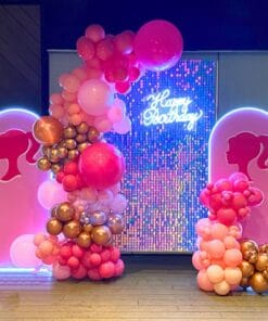 Shimmery Sequin Barbie Glam Birthday Decoration - Image 2