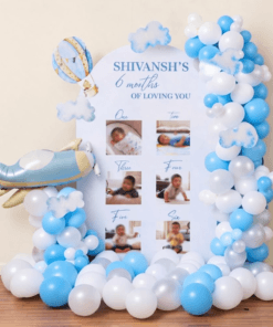 Sky High 6-Month Milestone Birthday Decoration