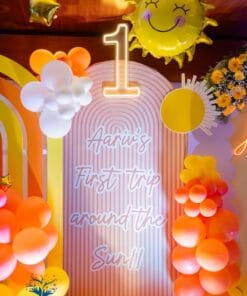 Sunshine Pastel Balloon Bash Birthday Decoration - Image 3