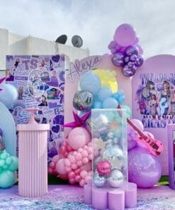 Taylor Swift Blue & Pink Eras Birthday Decoration - Image 2