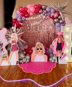 Taylor Swift Blue & Pink Eras Birthday Decoration - Image 4