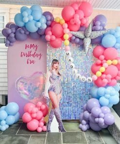 Taylor Swift Blue & Pink Eras Birthday Decoration - Image 5