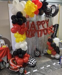 Traffic Racer Road Theme Birthday Decoration - Image 3