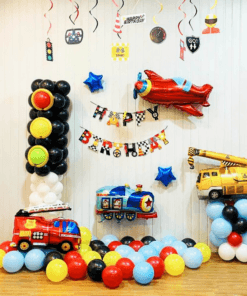 Transport Adventure Birthday Decoration