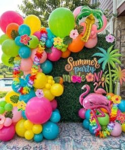 Tropical Flamingo Paradise Birthday Decoration - Image 2