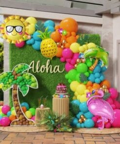 Tropical Flamingo Paradise Birthday Decoration - Image 3