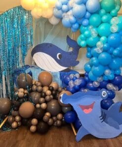 Under the Sea Whale Adventure Birthday Decoration - Image 5