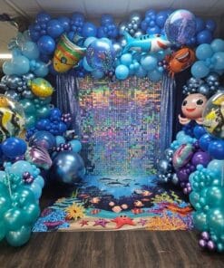 Under the Sea Whale Adventure Birthday Decoration - Image 3