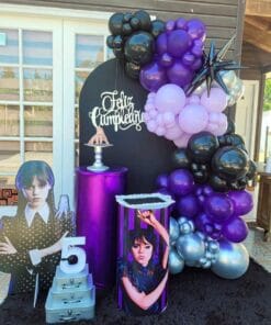 Wednesday Nevermore Custom Name Birthday Decoration - Image 4