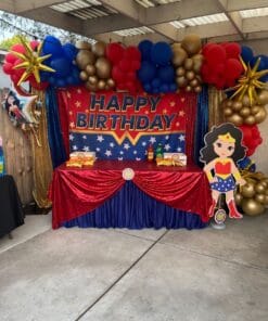 Wonder Woman Superhero Birthday Decoration - Image 2