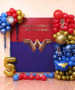 Wonder Woman Superhero Birthday Decoration