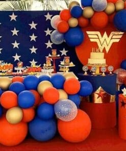 Wonder Woman Superhero Birthday Decoration - Image 3
