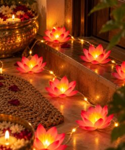 Auspicious Yellow & Gold DIY Puja Altar - Image 4