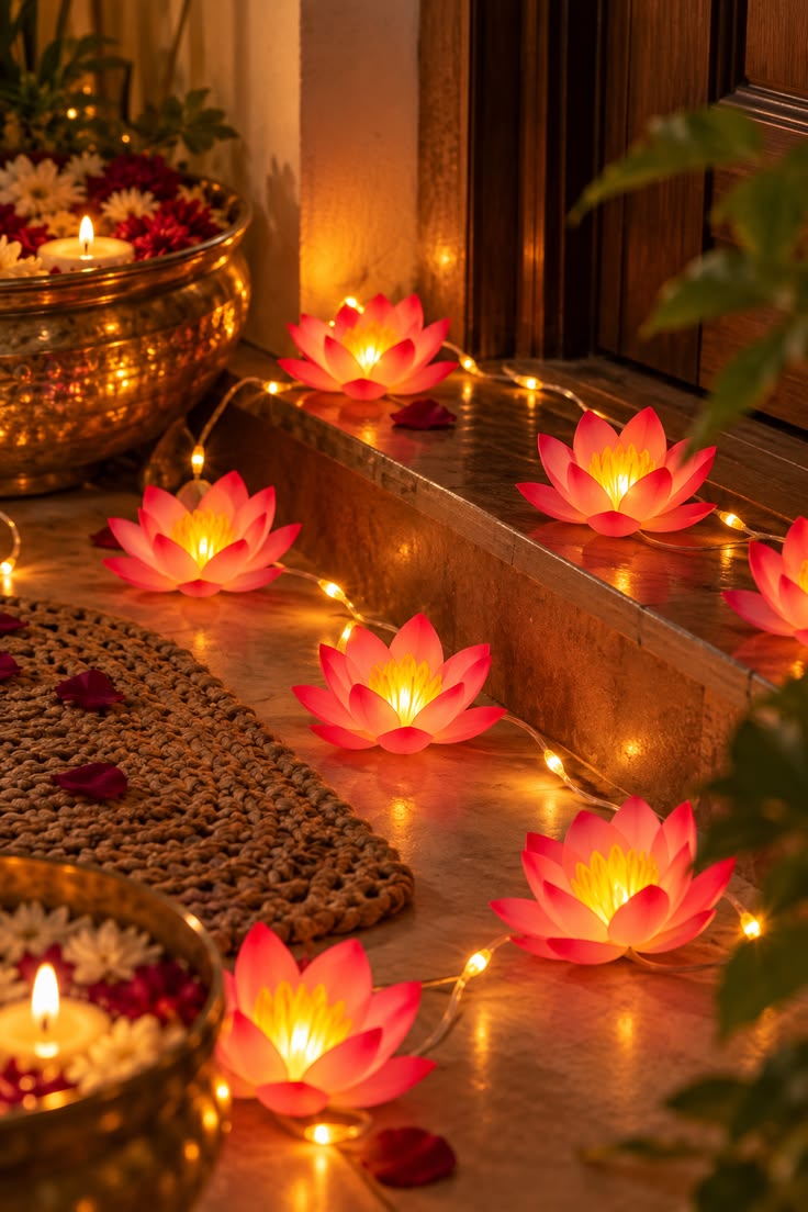 Auspicious Yellow & Gold DIY Puja Altar - Image 4