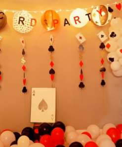 Diwali Poker Night Party Decor