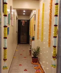 Golden Rosette & Tassel Festive Entrance Decor - Image 4