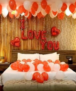 I Love You Romantic Balloon Room Decor