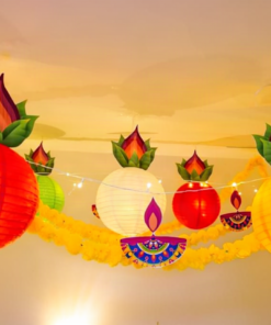 Kalash & Lantern Festive Puja Decor