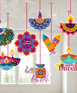 Kalash & Lantern Hanging Festive Puja Decor - Image 3
