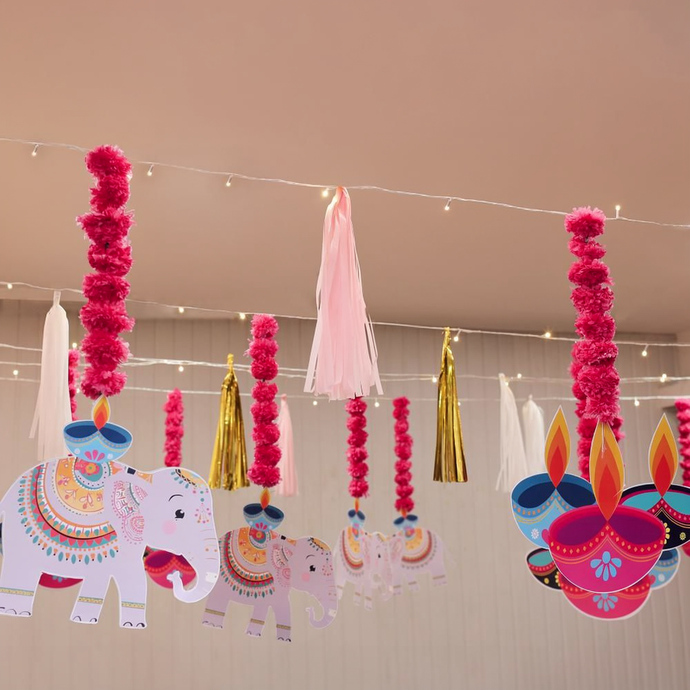 Kalash & Lantern Hanging Festive Puja Decor