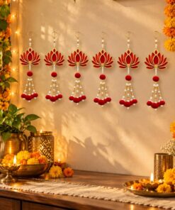 Lotus & Rose DIY Diwali Puja Backdrop - Image 4