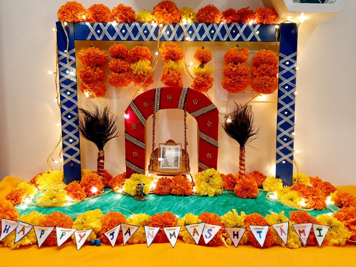 Mandala & Bell Ganpati Festive Backdrop - Image 4