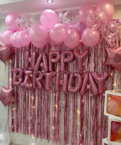 Pink & Silver Birthday Glow Decor - Image 3