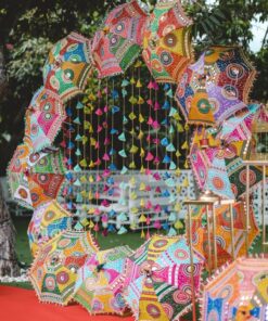Rajasthani Umbrella Glow Photo Booth - Image 4